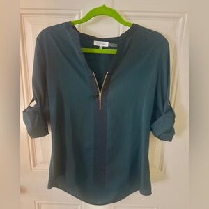 Calvin Klein Blouse with Zipper